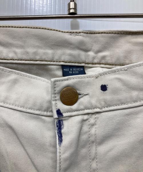 POLO RALPH LAUREN（ポロ・ラルフローレン）POLO RALPH LAUREN (ポロ・ラルフローレン) ペンキ加工ペインターパンツ ベージュ サイズ:SIZE 33の古着・服飾アイテム