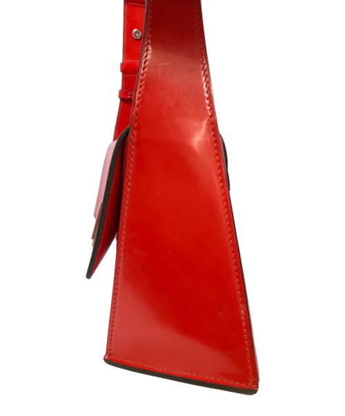 Ferragamo（フェラガモ）Ferragamo (フェラガモ) Geometric Mini Bag レッドの古着・服飾アイテム