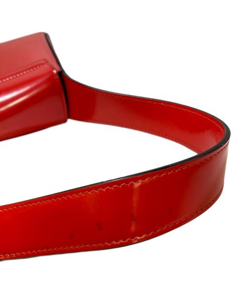 Ferragamo（フェラガモ）Ferragamo (フェラガモ) Geometric Mini Bag レッドの古着・服飾アイテム