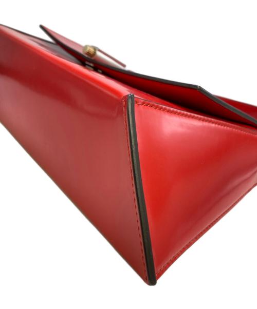 Ferragamo（フェラガモ）Ferragamo (フェラガモ) Geometric Mini Bag レッドの古着・服飾アイテム