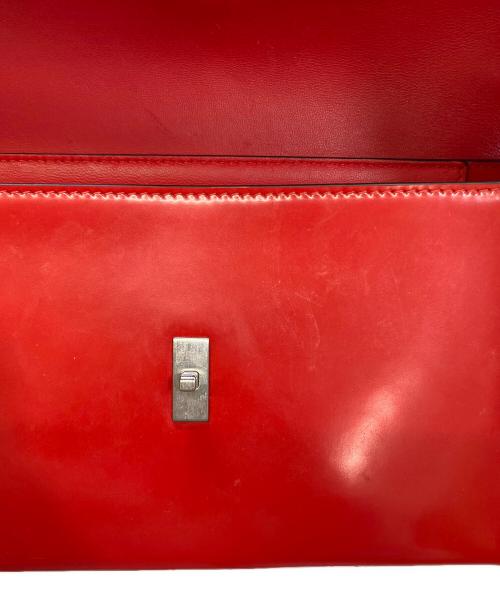 Ferragamo（フェラガモ）Ferragamo (フェラガモ) Geometric Mini Bag レッドの古着・服飾アイテム