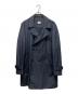 ARMANI COLLEZIONI（アルマーニ コレツィオーニ）の古着「撥水デニムトレンチコート」｜ネイビー
