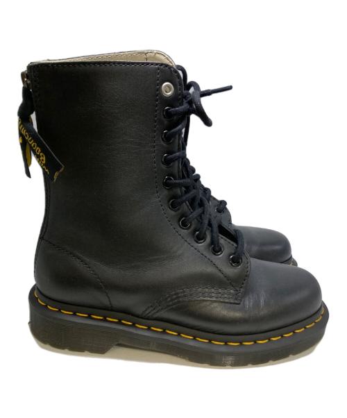 Dr.Martens（ドクターマーチン）Dr.Martens (ドクターマーチン) Y's (ワイズ) 10ホールブーツ ブラック サイズ:37の古着・服飾アイテム