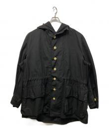 Swedish Army（スウェーデン軍）の古着「黒染めM39スノーカモパーカー」｜ブラック