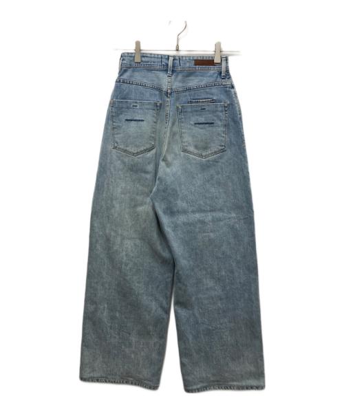 YANUK（ヤヌーク）YANUK (ヤヌーク) ルーズストレート JOAN ライトブルー サイズ:22の古着・服飾アイテム