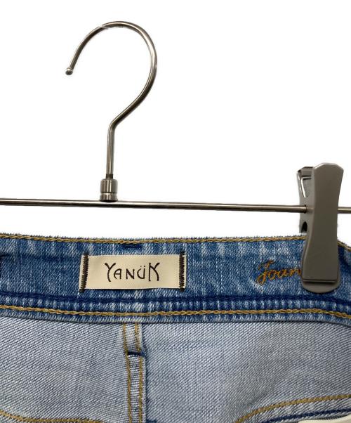 YANUK（ヤヌーク）YANUK (ヤヌーク) ルーズストレート JOAN ライトブルー サイズ:22の古着・服飾アイテム