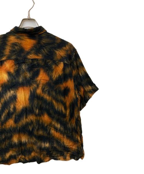 stussy（ステューシー）stussy (ステューシー) Fur Print shirt ブラック サイズ:Mの古着・服飾アイテム