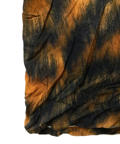 stussy（ステューシー）stussy (ステューシー) Fur Print shirt ブラック サイズ:Mの古着・服飾アイテム