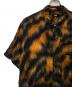 中古・古着 stussy (ステューシー) Fur Print shirt ブラック サイズ:M：8000円