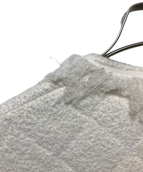 BALLSEY（ボールジィ）BALLSEY (ボールジィ) キルティングブークレー フリンジジレ ホワイト サイズ:Sの古着・服飾アイテム