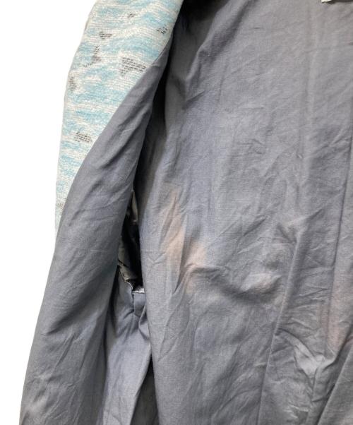 FUMIKA UCHIDA（フミカウチダ）FUMIKA UCHIDA (フミカウチダ) PATCHWORK ZEBRA HALF COAT ブルー サイズ:36の古着・服飾アイテム