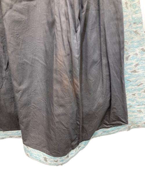 FUMIKA UCHIDA（フミカウチダ）FUMIKA UCHIDA (フミカウチダ) PATCHWORK ZEBRA HALF COAT ブルー サイズ:36の古着・服飾アイテム