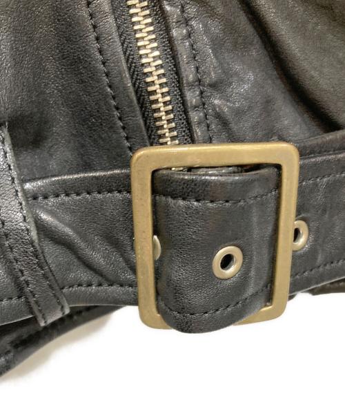 beautiful people（ビューティフルピープル）beautiful people (ビューティフルピープル) ダブルライダースジャケット ブラック サイズ:130の古着・服飾アイテム