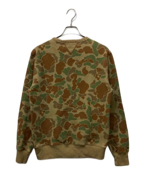 RRL（ダブルアールエル）RRL (ダブルアールエル) 両Vガゼット カモフラスウェット カーキ サイズ:ＸＳの古着・服飾アイテム