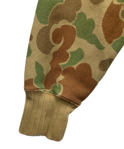 RRL（ダブルアールエル）RRL (ダブルアールエル) 両Vガゼット カモフラスウェット カーキ サイズ:ＸＳの古着・服飾アイテム