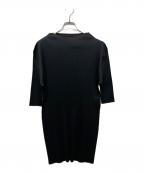 IKKO TANAKA ISSEY MIYAKEイッコウタナカイッセイミヤケ）の古着「プリーツワンピース」｜ブラック