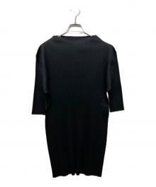 IKKO TANAKA ISSEY MIYAKE（イッコウタナカイッセイミヤケ）の古着「プリーツワンピース」｜ブラック