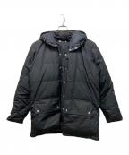 PETER HUTCHINSONピーター ハッチンソン）の古着「CLASSIC DOUBLE SNAP COAT Jacket」｜ブラック