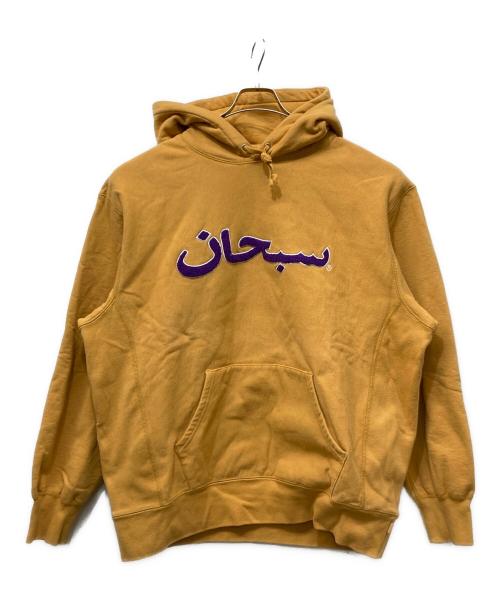 SUPREME（シュプリーム）Supreme (シュプリーム) Arabic Logo Hooded Sweatshirt イエロー サイズ:Ｌの古着・服飾アイテム