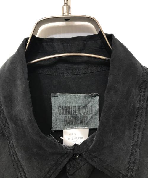 gabriela coll garments（ガブリエラコールガーメンツ）GABRIELA COLL GARMENTS (ガブリエラコールガーメンツ) シルクシャツ グレー サイズ:SIZE 3の古着・服飾アイテム