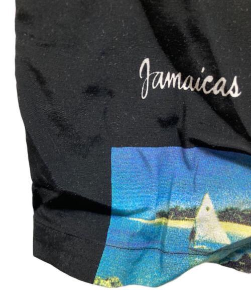 WACKO MARIA（ワコマリア）WACKO MARIA (ワコマリア) KINGSTON JAMAICA S/S HAWAIIAN SHIRT ブラック×マルチカラー サイズ:Mの古着・服飾アイテム