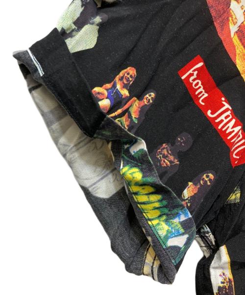 WACKO MARIA（ワコマリア）WACKO MARIA (ワコマリア) KINGSTON JAMAICA S/S HAWAIIAN SHIRT ブラック×マルチカラー サイズ:Mの古着・服飾アイテム