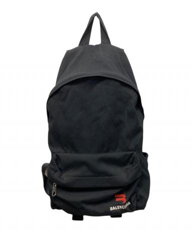 中古・古着通販】BALENCIAGA (バレンシアガ) ロゴデイパック ブラック