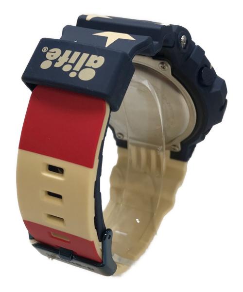 CASIO（カシオ）CASIO (カシオ) ALIFE (エーライフ) デジタルウォッチ ネイビー×ベージュの古着・服飾アイテム