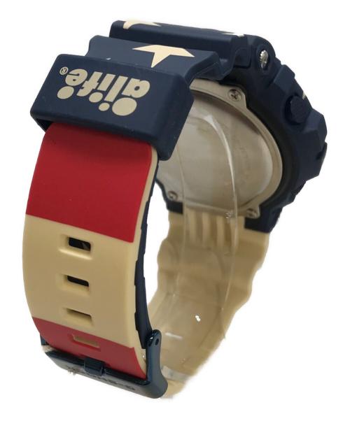 CASIO（カシオ）CASIO (カシオ) ALIFE (エーライフ) デジタルウォッチ ネイビー×ベージュの古着・服飾アイテム