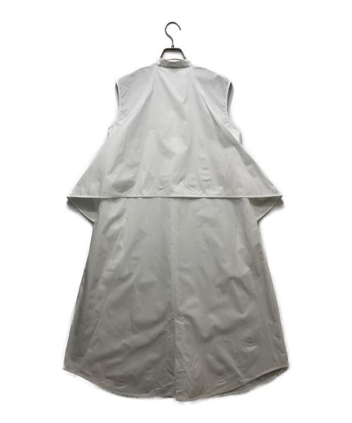 YORI（ヨリ）yori (ヨリ) バックフレアワンピース ホワイト サイズ:FREEの古着・服飾アイテム