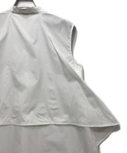 YORI（ヨリ）yori (ヨリ) バックフレアワンピース ホワイト サイズ:FREEの古着・服飾アイテム