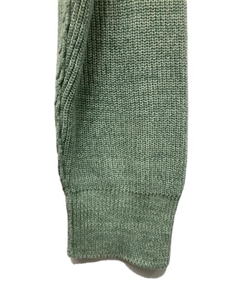 Ernie Palo（アーニーパロ）Ernie Palo (アーニーパロ) ニットカーディガン グリーン サイズ:46の古着・服飾アイテム