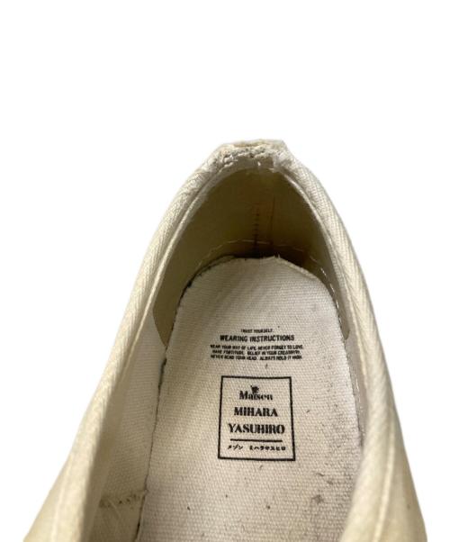 Maison MIHARA YASUHIRO（メゾン ミハラ ヤスヒロ）Maison MIHARA YASUHIRO (メゾン ミハラ ヤスヒロ) BAKER CANVAS ホワイト サイズ:41の古着・服飾アイテム