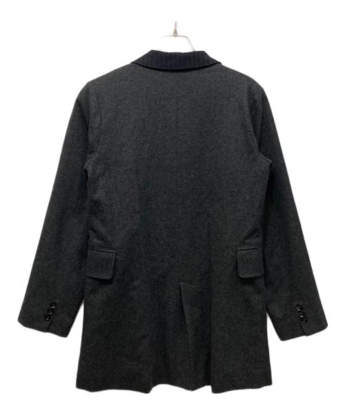 soduk（スドーク）soduk (スドーク) ウール切替テーラードジャケット ネイビー サイズ:SIZE Freeの古着・服飾アイテム