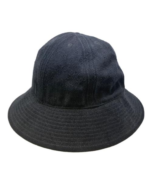 COMOLI（コモリ）COMOLI (コモリ) シルクネップ ハット ブラックの古着・服飾アイテム