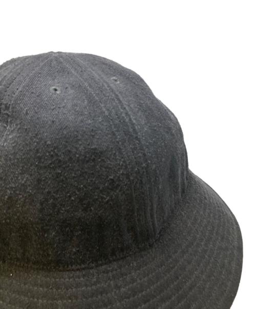 COMOLI（コモリ）COMOLI (コモリ) シルクネップ ハット ブラックの古着・服飾アイテム