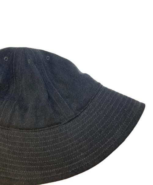 COMOLI（コモリ）COMOLI (コモリ) シルクネップ ハット ブラックの古着・服飾アイテム