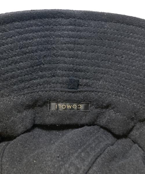 COMOLI（コモリ）COMOLI (コモリ) シルクネップ ハット ブラックの古着・服飾アイテム