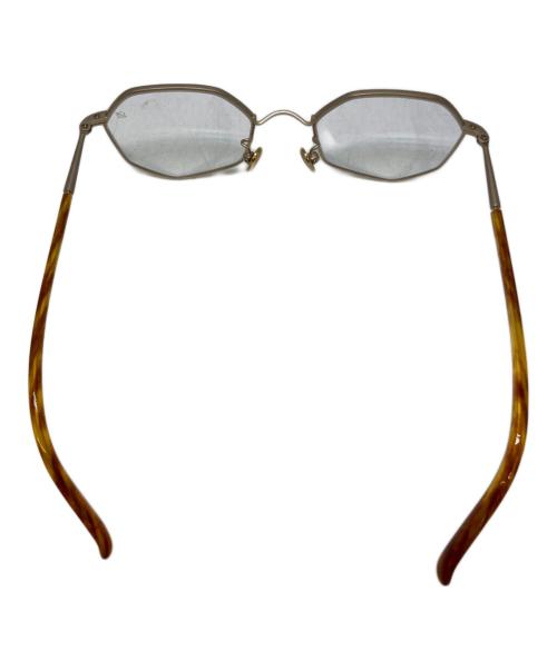 Re:See（リシー）Re:See (リシー) laxer ヘブタゴンシェイプ眼鏡フレーム ライトブラウン サイズ:48□19-145の古着・服飾アイテム