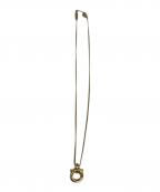 Ferragamoフェラガモ）の古着「ガンチーニモチーフネックレス」｜ゴールドカラー