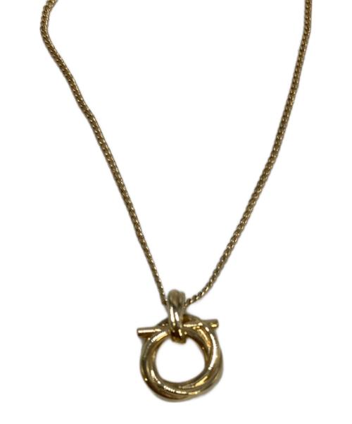 Ferragamo（フェラガモ）Ferragamo (フェラガモ) ガンチーニモチーフネックレス ゴールドカラーの古着・服飾アイテム