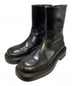 Ferragamoフェラガモ）の古着「サイドジップブーツ」｜ブラック