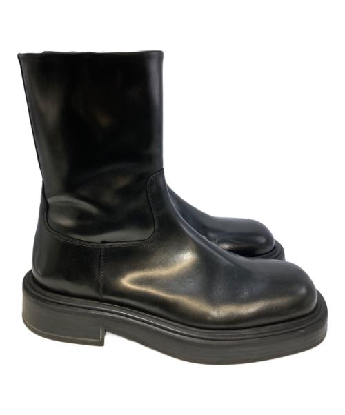 Ferragamo（フェラガモ）Ferragamo (フェラガモ) サイドジップブーツ ブラック サイズ:7 1/2Cの古着・服飾アイテム