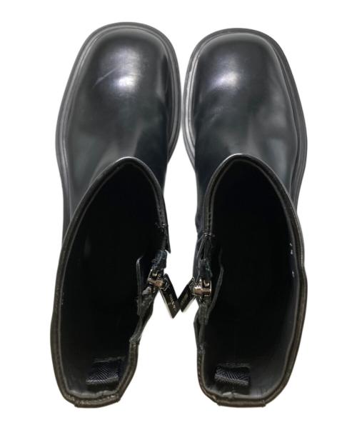 Ferragamo（フェラガモ）Ferragamo (フェラガモ) サイドジップブーツ ブラック サイズ:7 1/2Cの古着・服飾アイテム