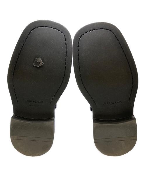 Ferragamo（フェラガモ）Ferragamo (フェラガモ) サイドジップブーツ ブラック サイズ:7 1/2Cの古着・服飾アイテム