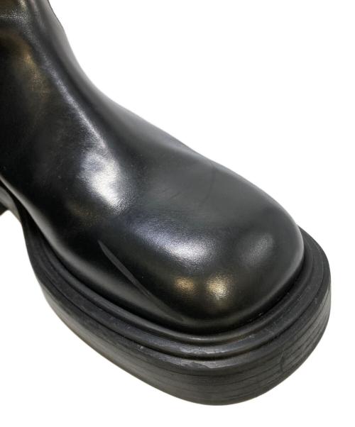 Ferragamo（フェラガモ）Ferragamo (フェラガモ) サイドジップブーツ ブラック サイズ:7 1/2Cの古着・服飾アイテム