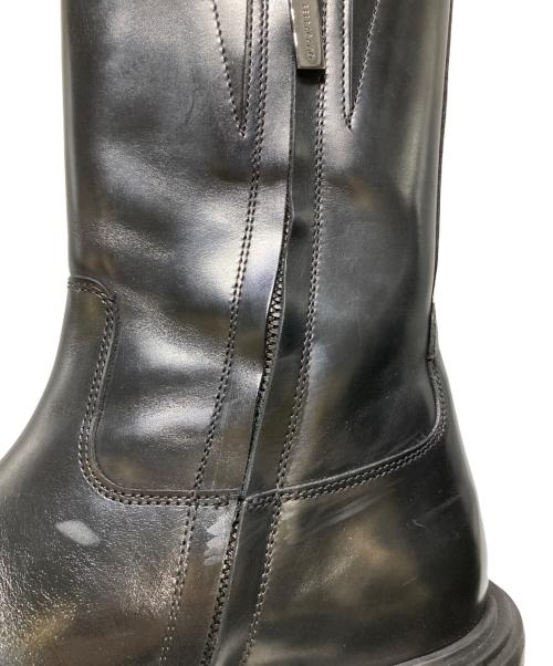 Ferragamo（フェラガモ）Ferragamo (フェラガモ) サイドジップブーツ ブラック サイズ:7 1/2Cの古着・服飾アイテム