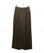 HER LIP TOハーリップトゥ）の古着「Front Overlap Pants」｜ベージュ