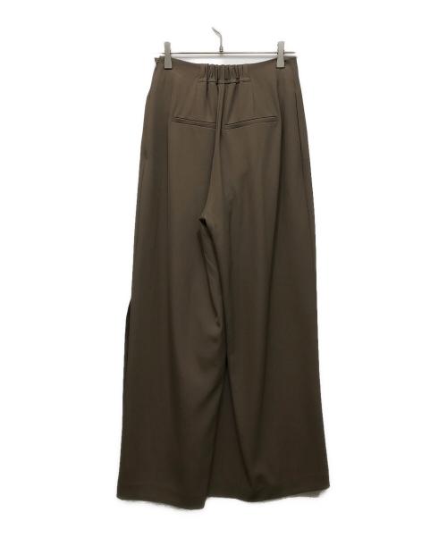 HER LIP TO（ハーリップトゥ）HER LIP TO (ハーリップトゥ) Front Overlap Pants ベージュ サイズ:Mの古着・服飾アイテム