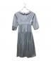 Her lip to (ハーリップトゥ) Pleated Open Shirt Dress ブルー サイズ:SIZE M 未使用品：10000円
